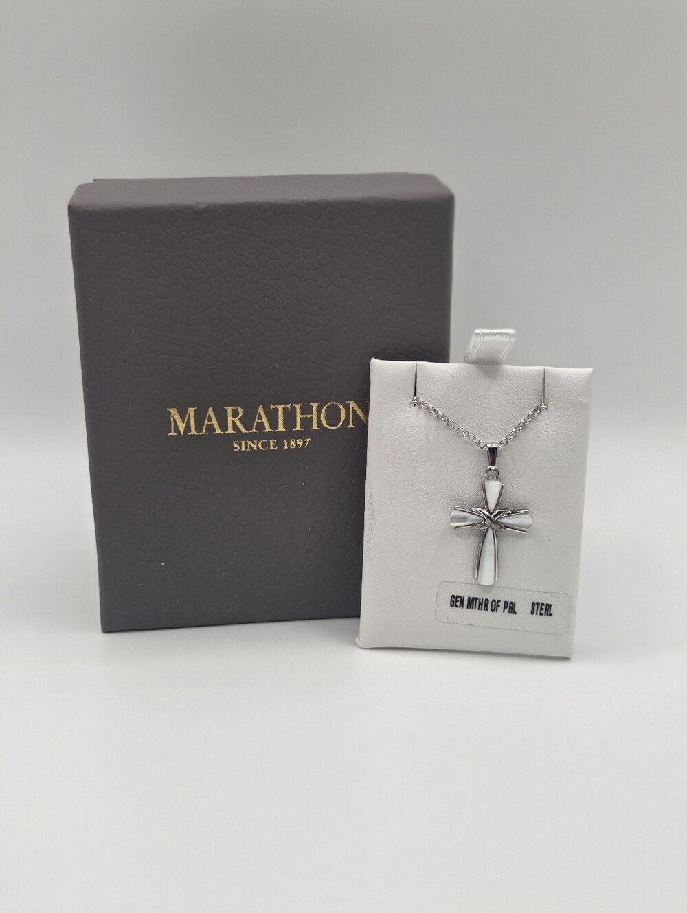 Marathon Mother Of Pearl Cross
